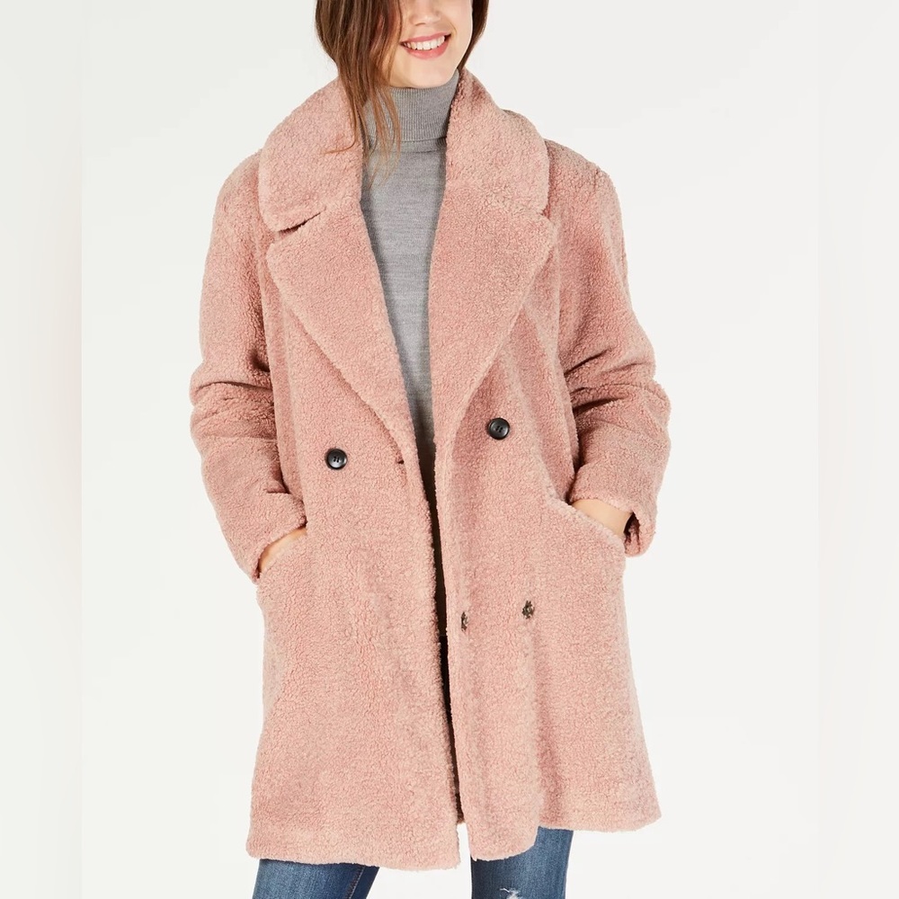 LUCKY BRAND - Faux-Fur Teddy Coat - Size Small